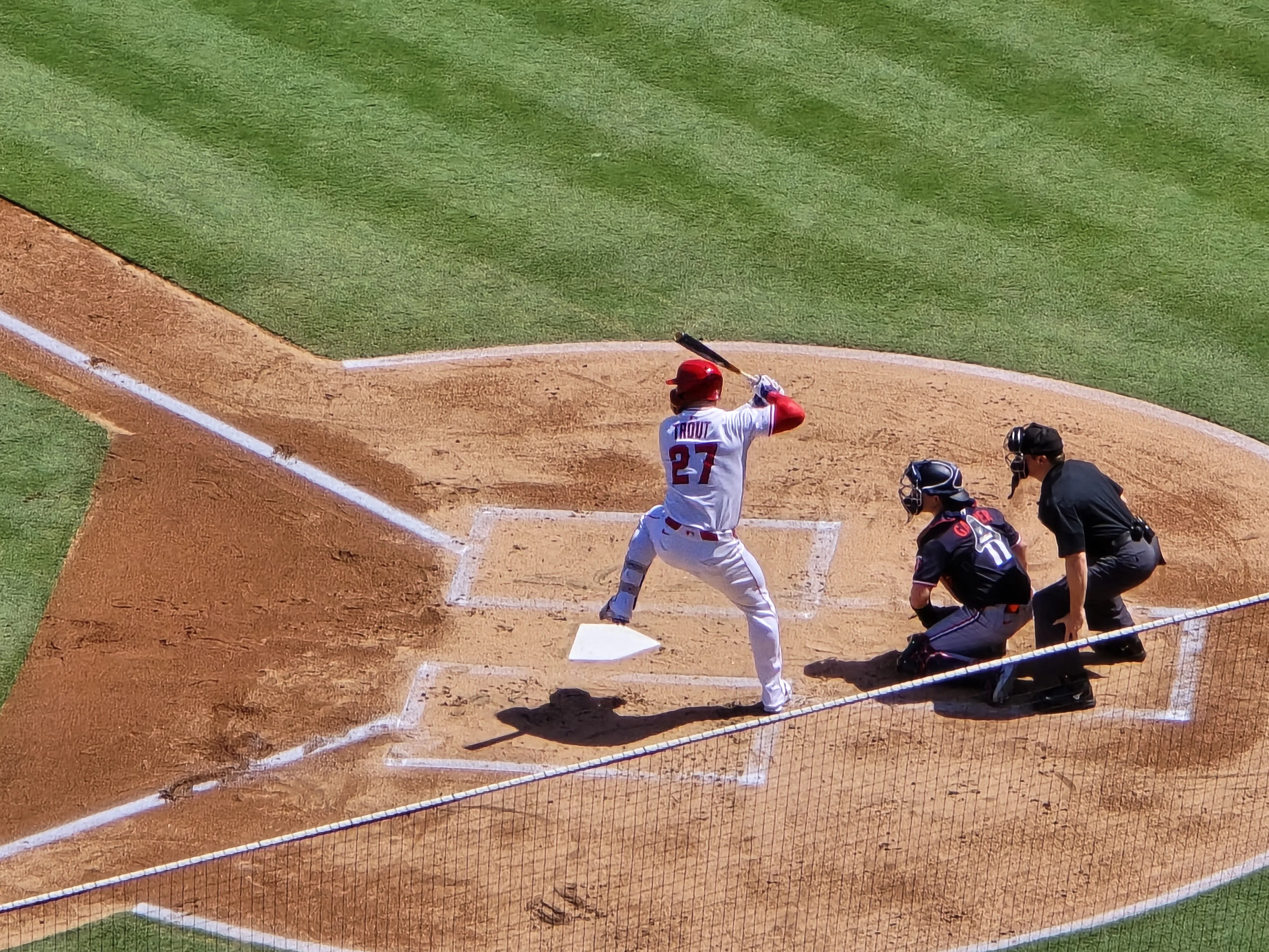 Mike Trout batting
