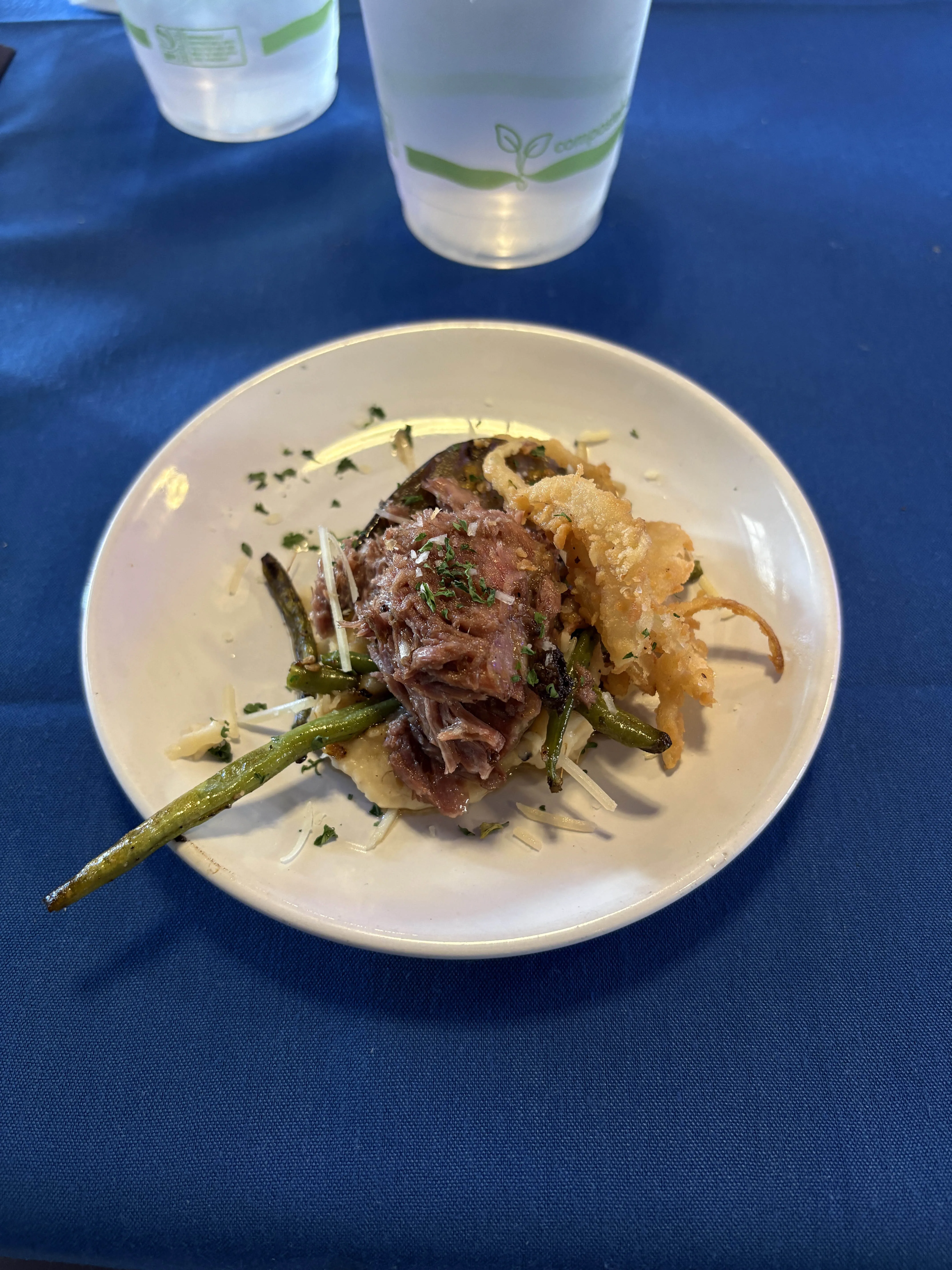 meat and asparagus