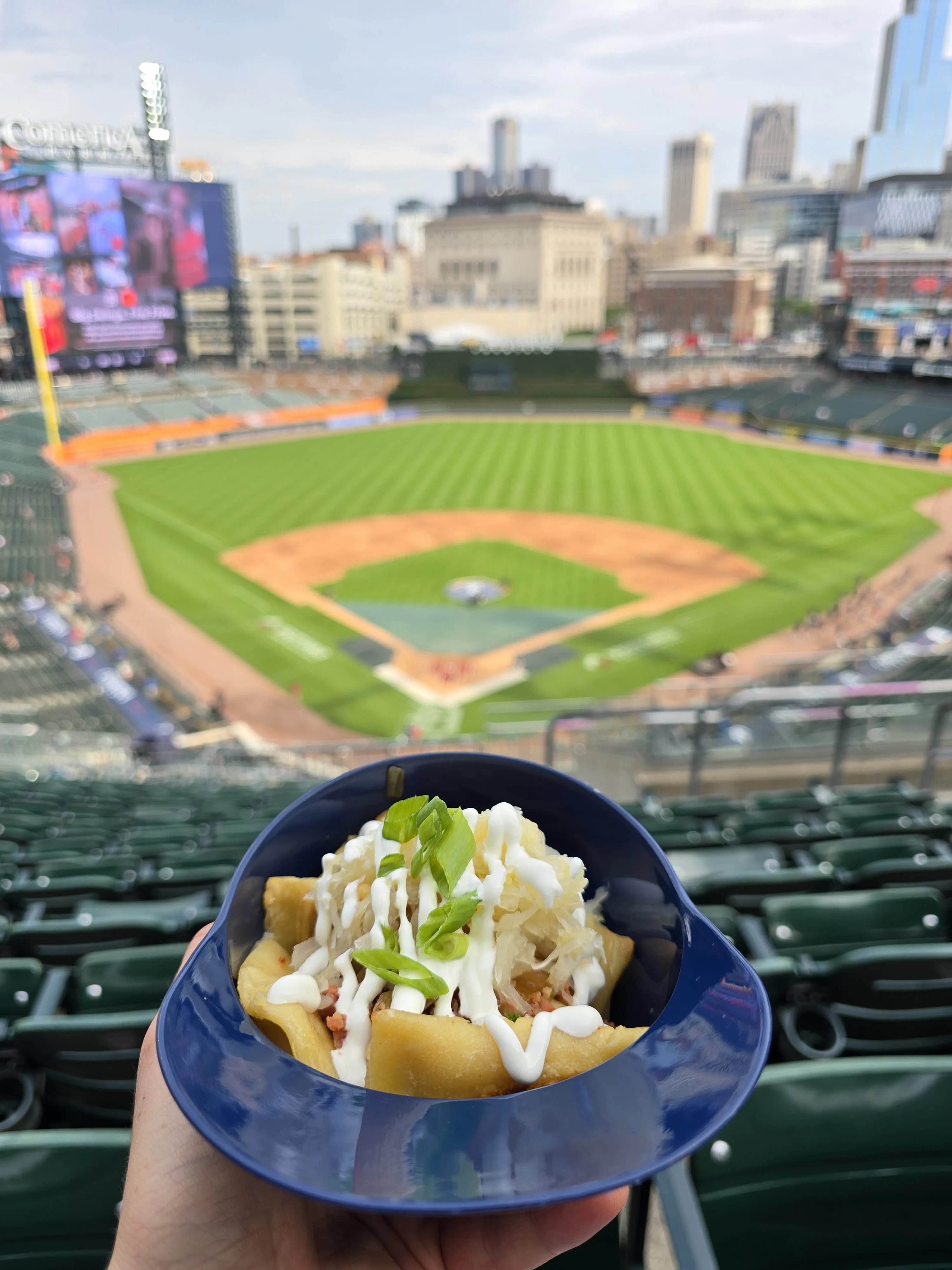 pierogi nachos at comerica park