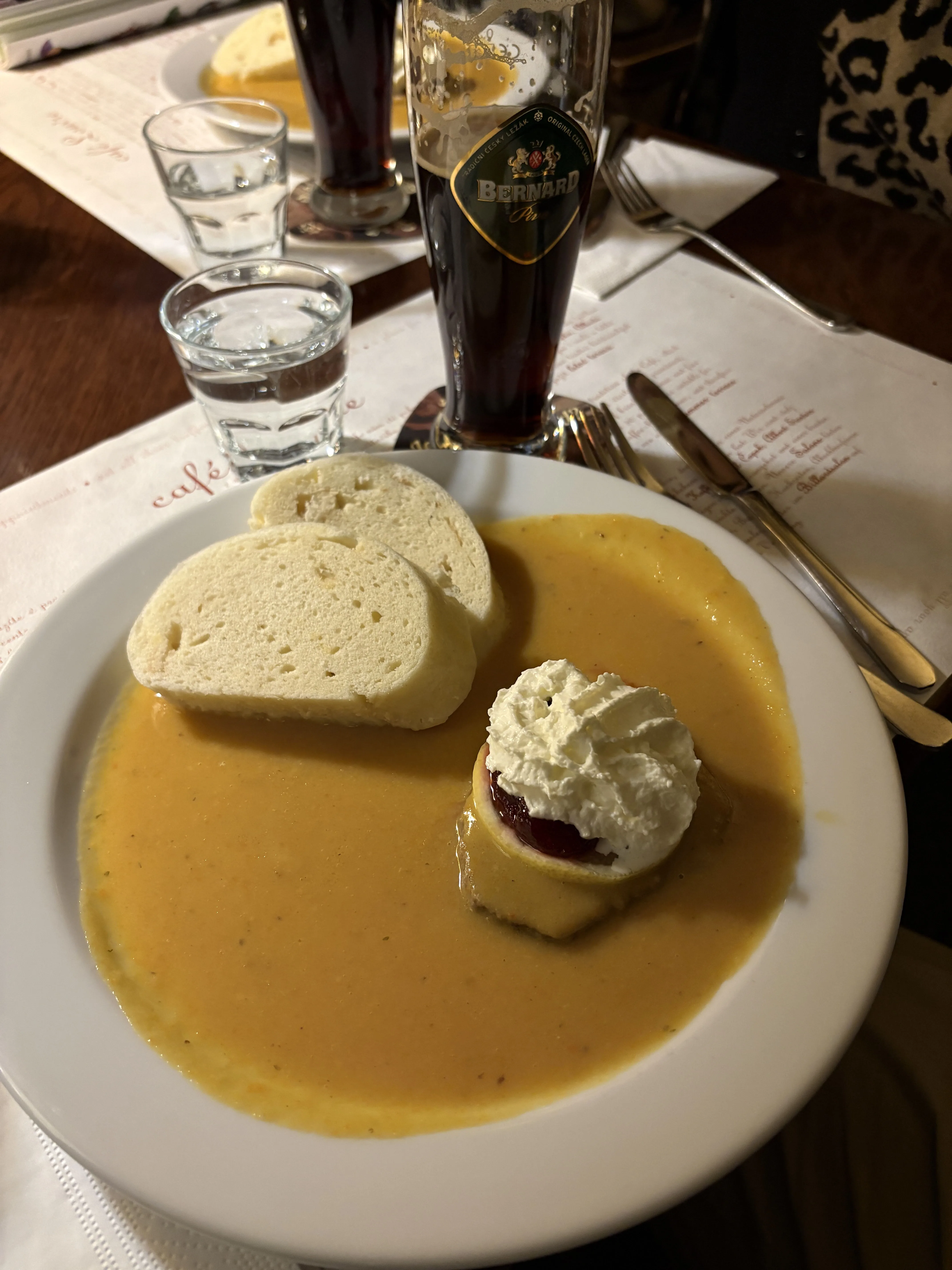 czech meat and dumplings