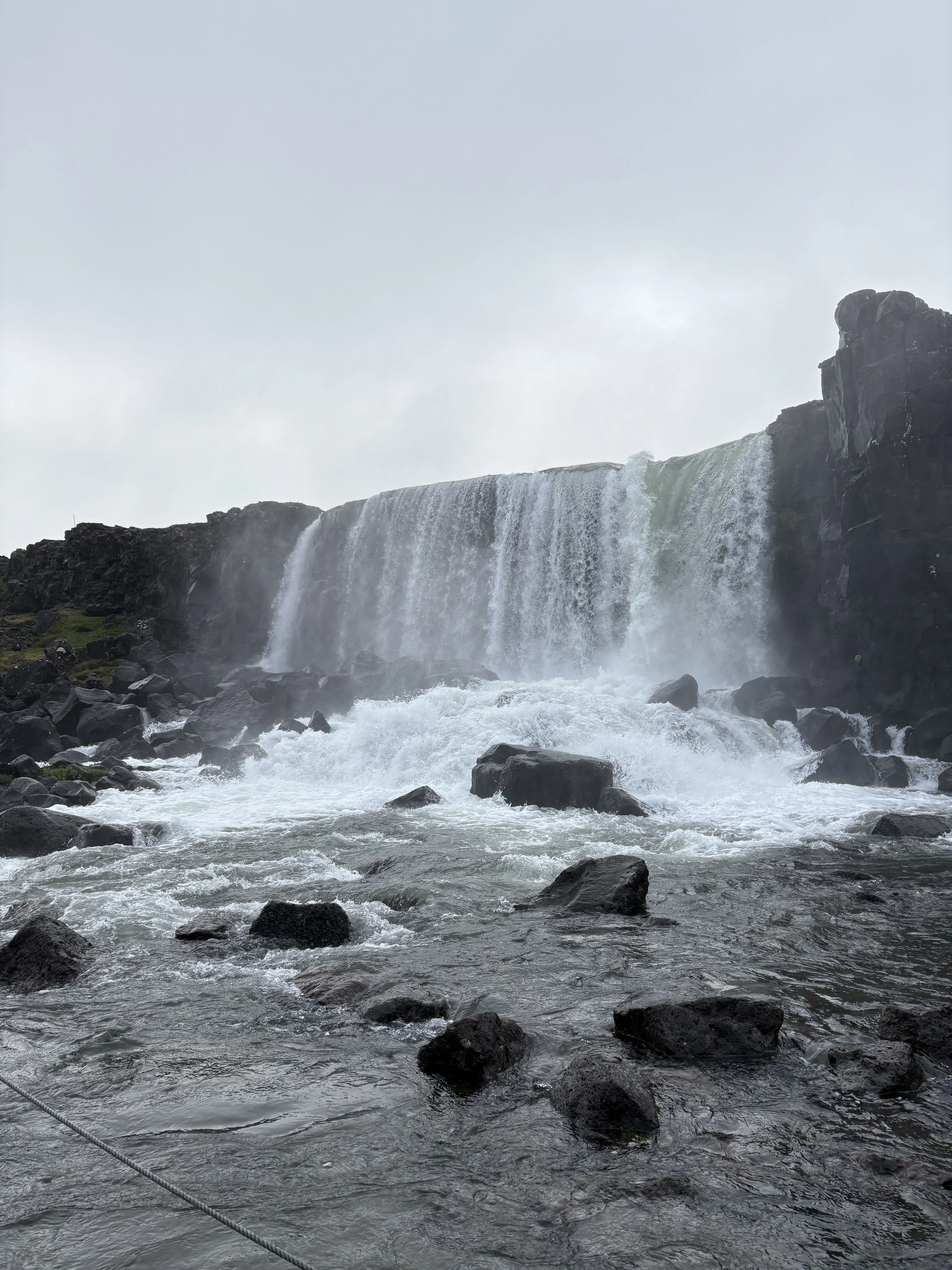 Thingvellir National Park Waterfall