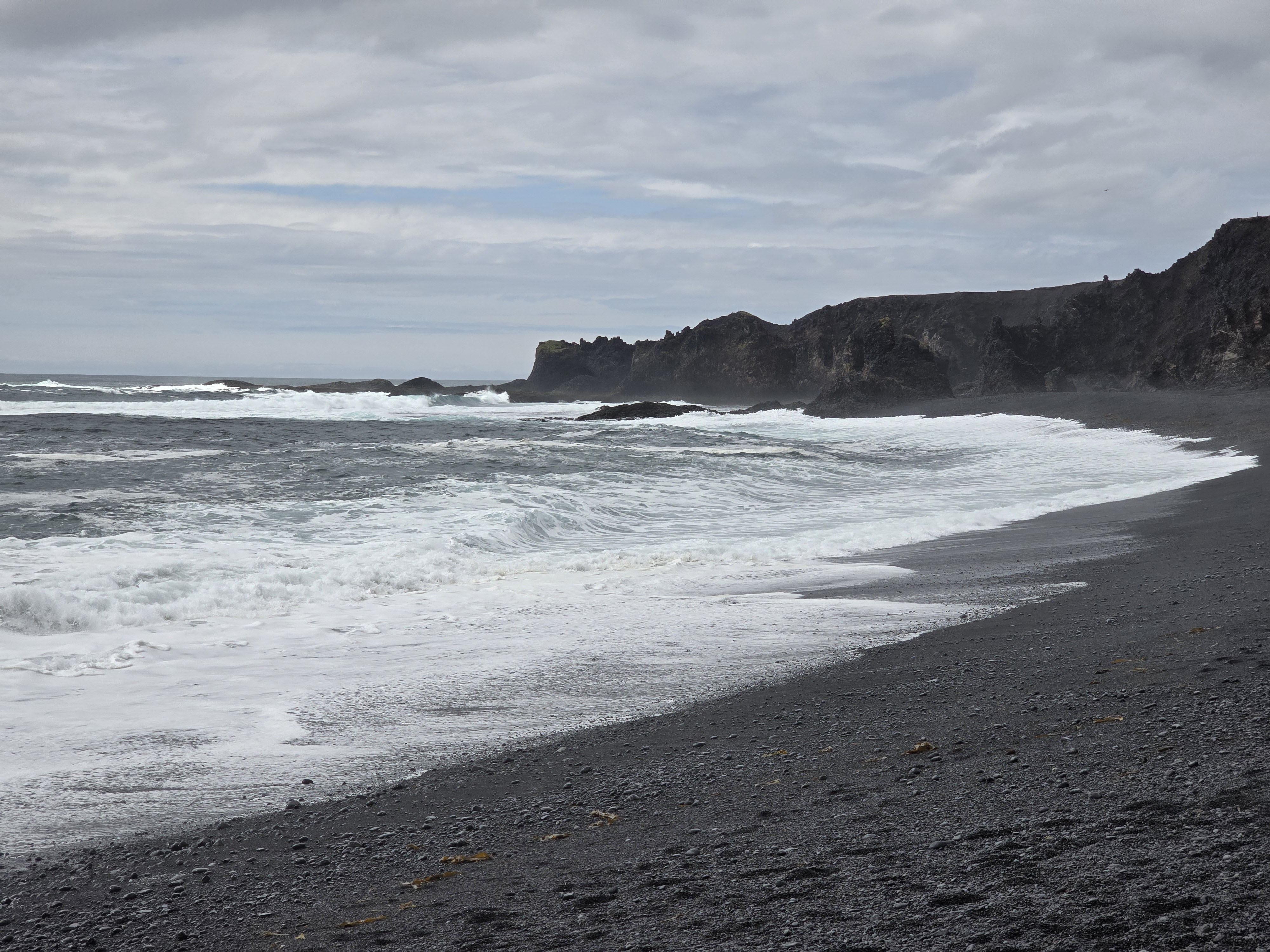 Snæfellsnes black sand beach