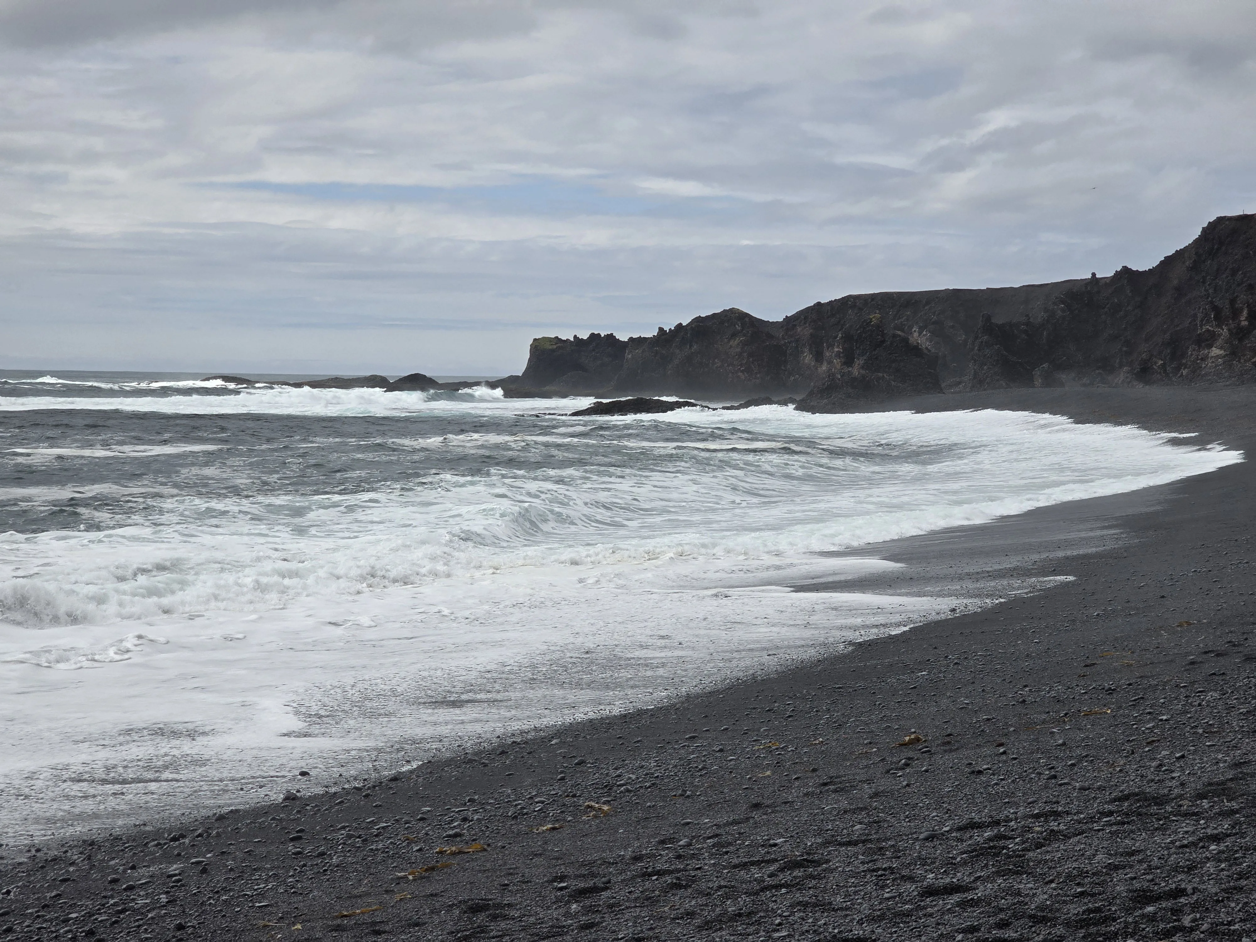 Snæfellsnes black sand beach