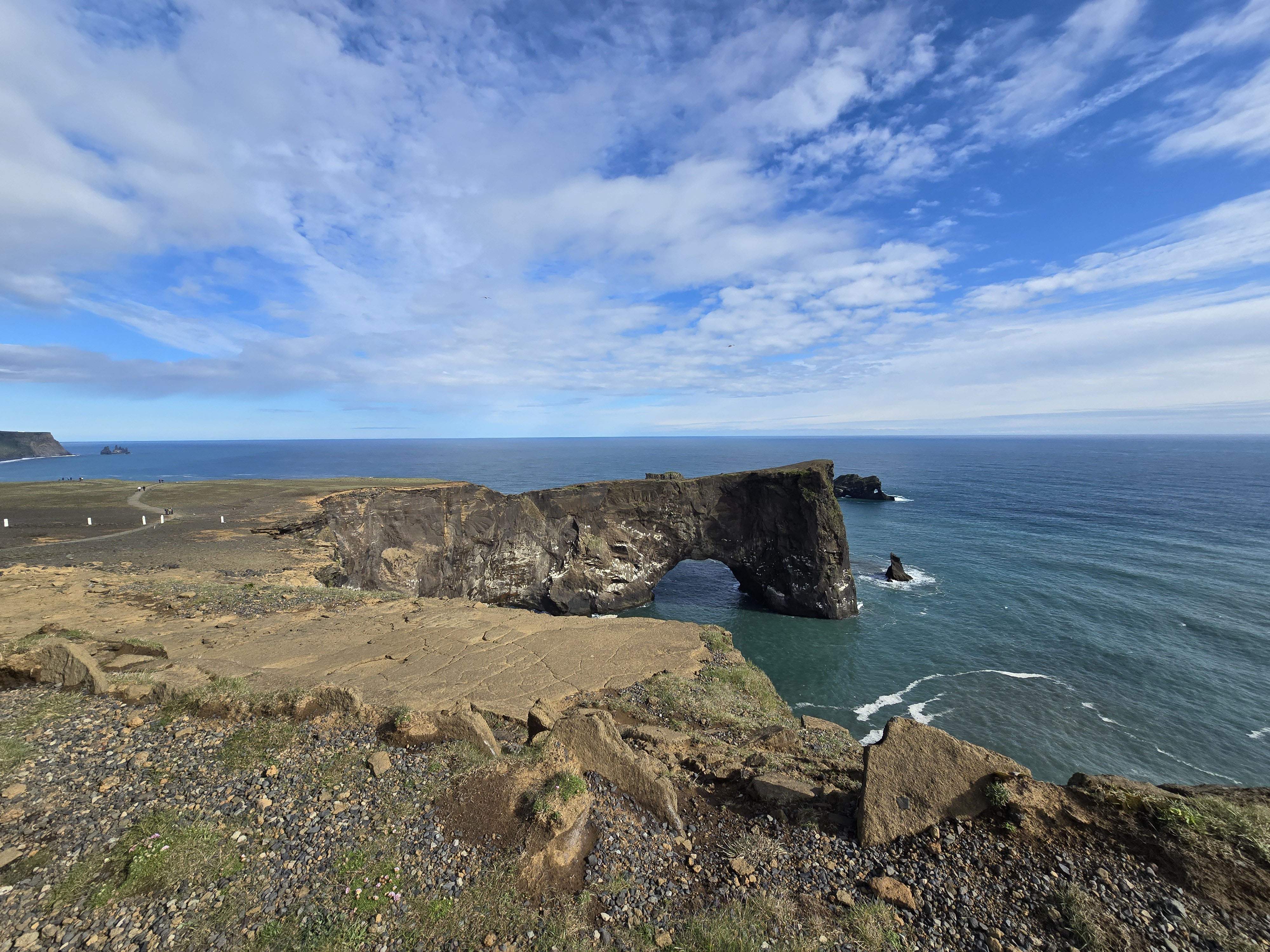 dyrholaey sea arch