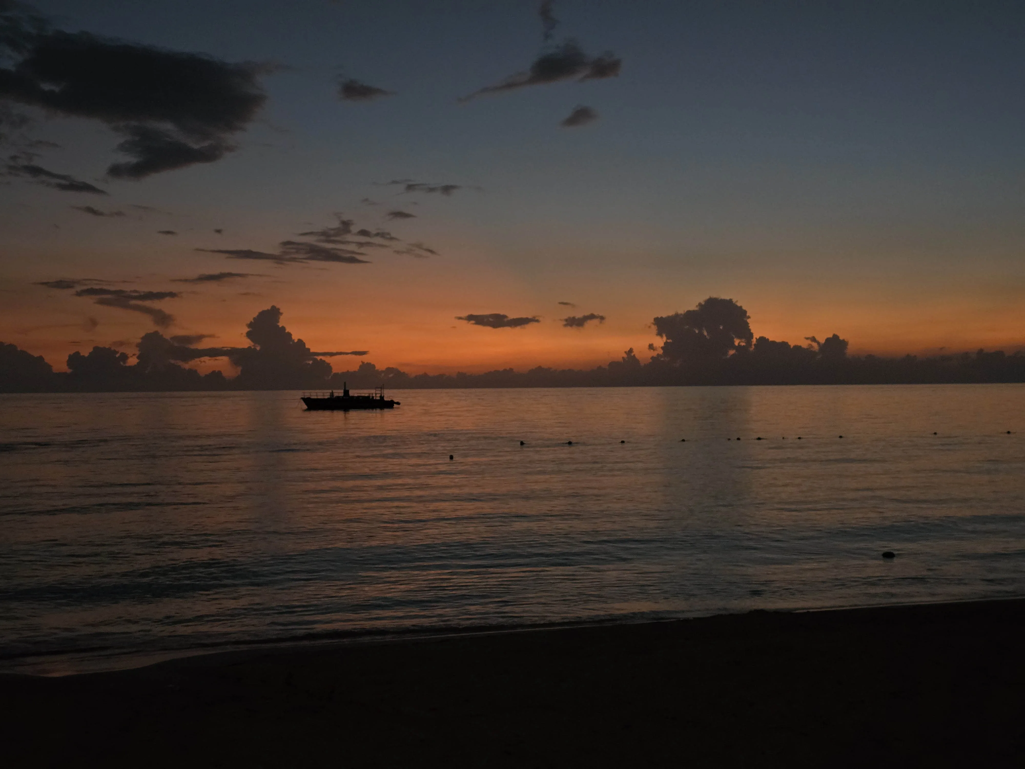 7 Mile Beach Negril at Sunset