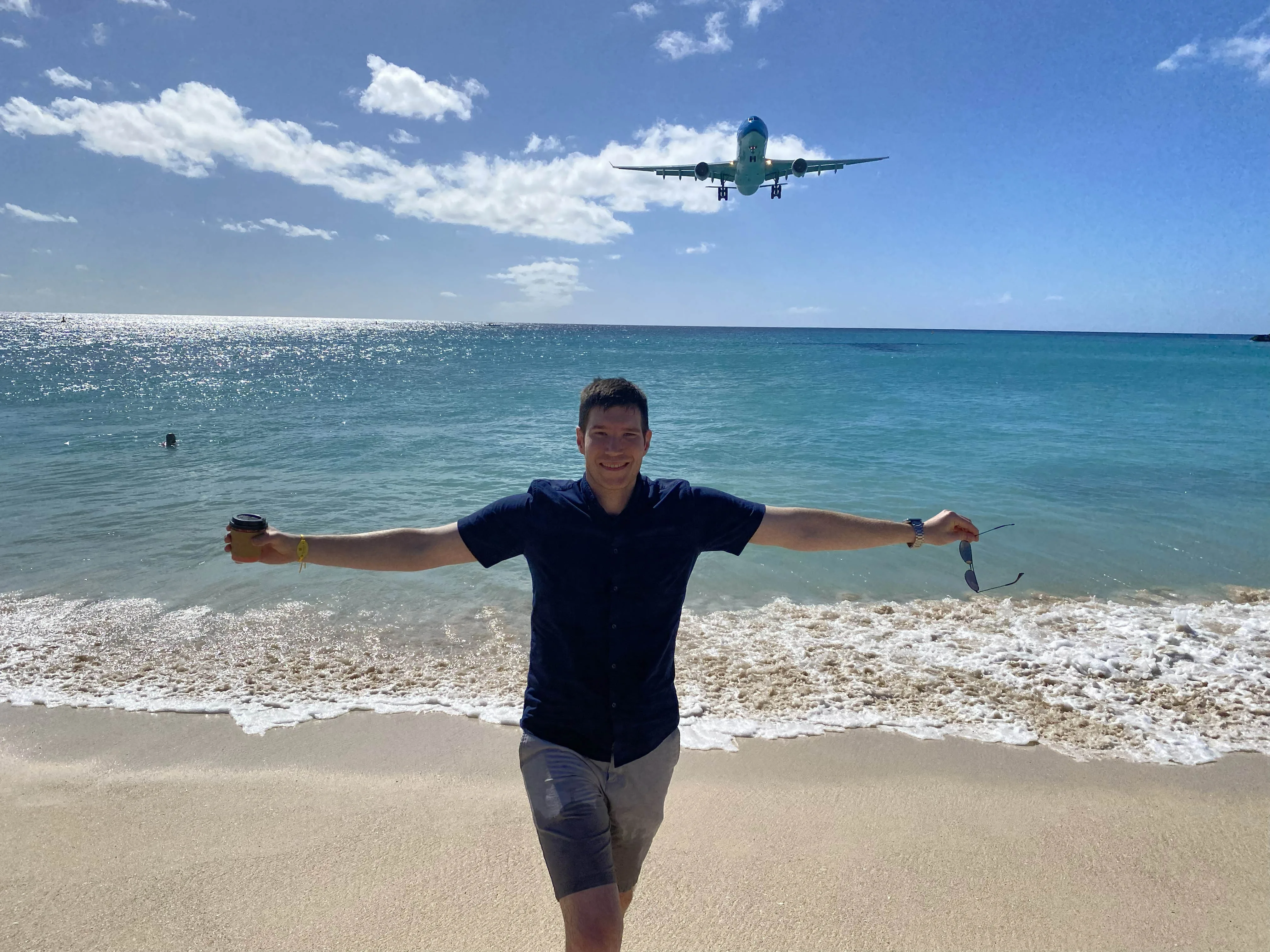Maho Beach Plane Spotting