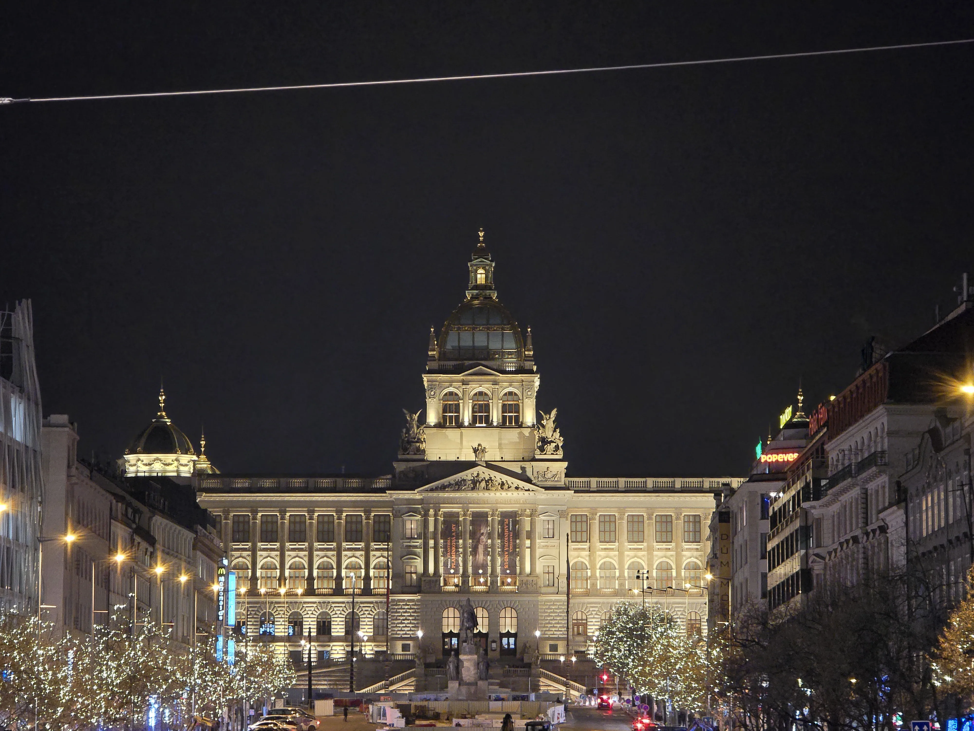 Prague at night